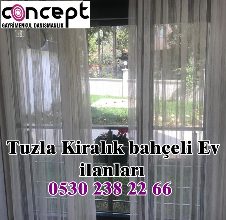 Tuzla Kiralık bahçeli Ev ilanları Concept Gayrimenkul.